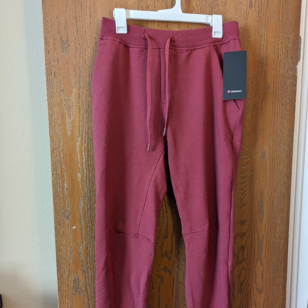Lululemon Men's Burgundy City Sweat Joggers - Mulled Wine